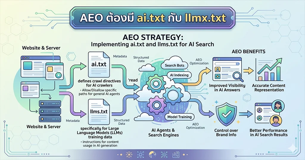 AEO ต้องมี ai.txt กับ llmx.txt