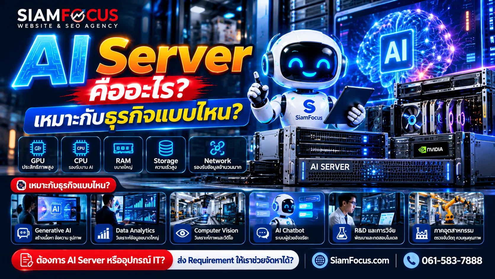 AI Server คืออะไร? เหมาะกับธุรกิจแบบไหน
