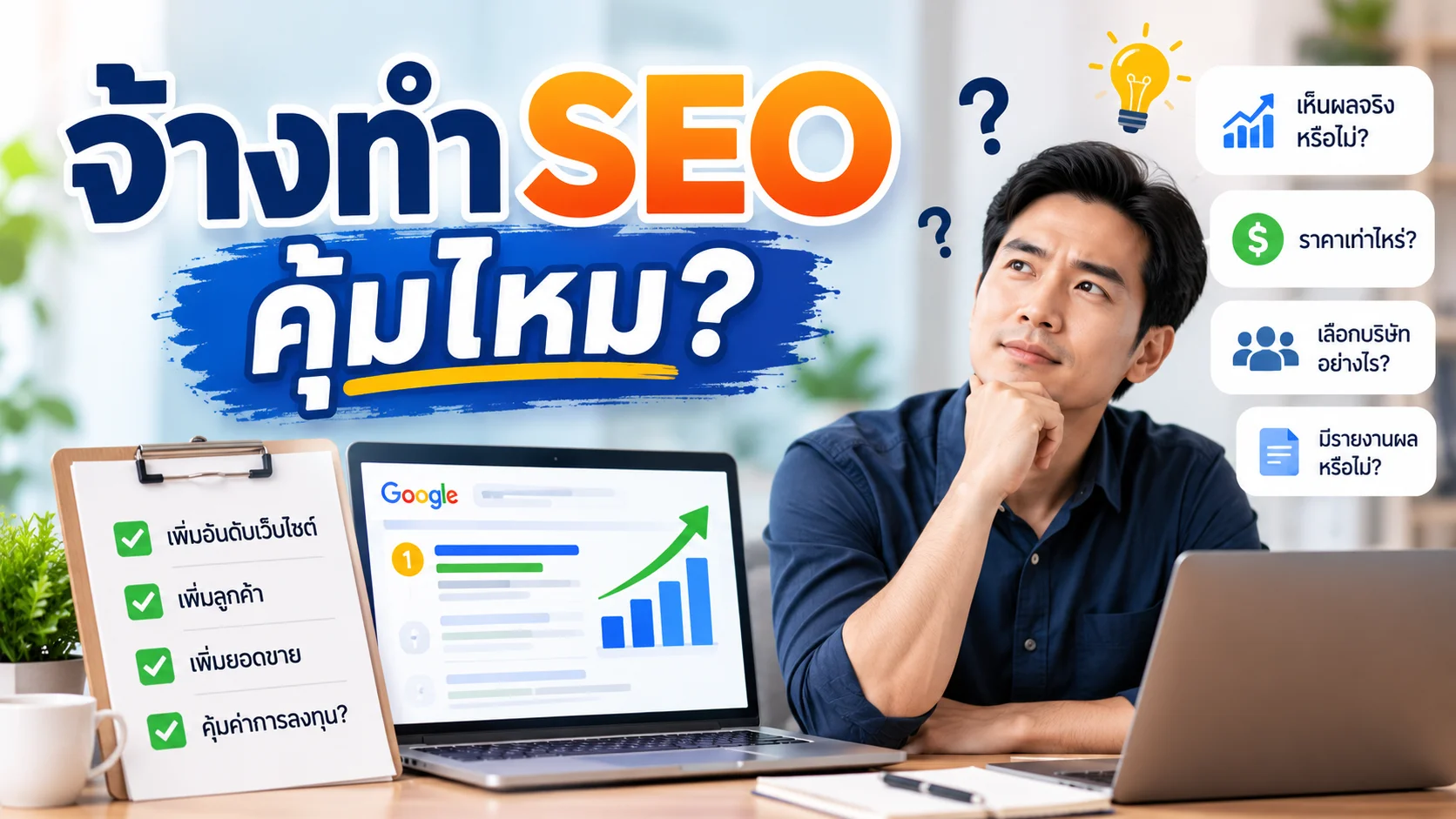 จ้างทำ SEO คุ้มไหม?