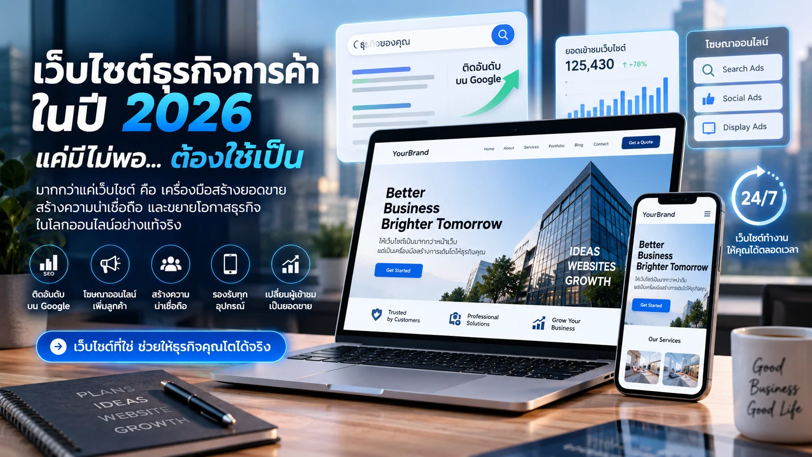 เว็บไซต์ธุรกิจการค้า